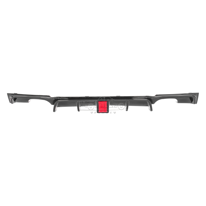 BMW 3 Series F30 F35 M Sport Plastic Left And Right 2 Exhaust Pipes Rear Lip With Led 2012-2018