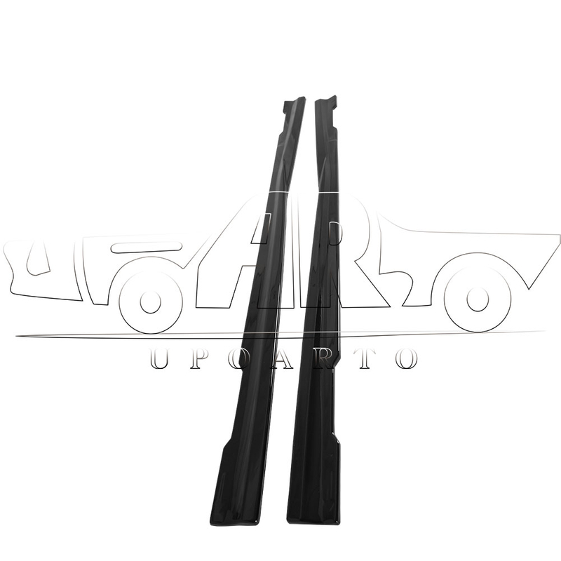 Benz Coupe AMG-Line C204 Estate S204 Sedan W204 Facelift ABS Side Skirt 2011-2015