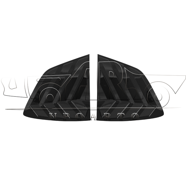 VW Tiguan LWB ABS Rear Side Window Louver Cover 2017-2023