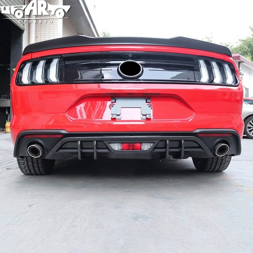 Ford Mustang Plastic Rear Lip Diffuser 2018-2023
