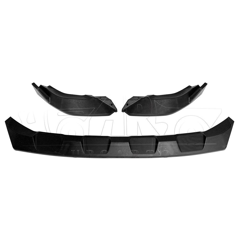 VW T-Roc R R-Line MK1 Facelift Plastic 3 PCS Front Lip Splitter 2021-2025