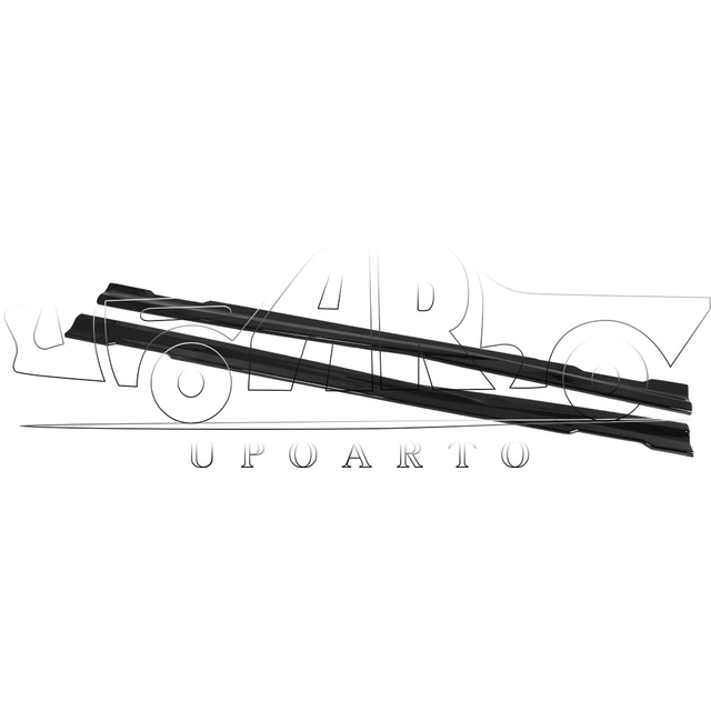 Benz Coupe AMG-Line C204 Estate S204 Sedan W204 Facelift ABS Side Skirt 2011-2015