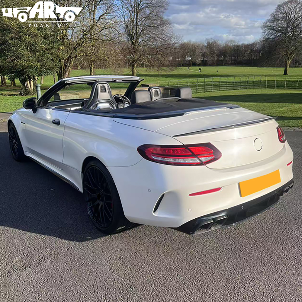 a205 c63 s style rear boot spoiler a205 c63 s style rear boot spoiler