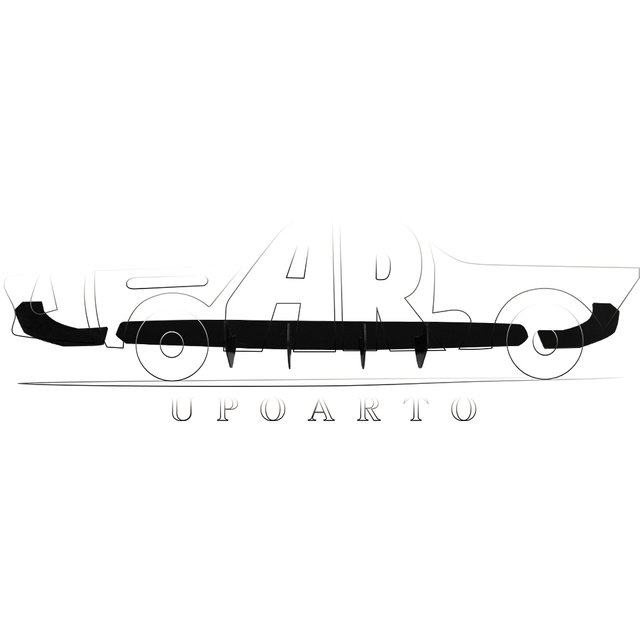 Suzuki Brezza Plastic Rear Blade Diffuser With Rear Wrap Angle 2020-2021