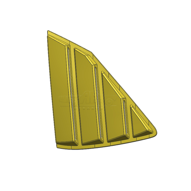 Hyundai I20 MK3 Plastic Rear Window Shutter Louver Cover 2020-2022