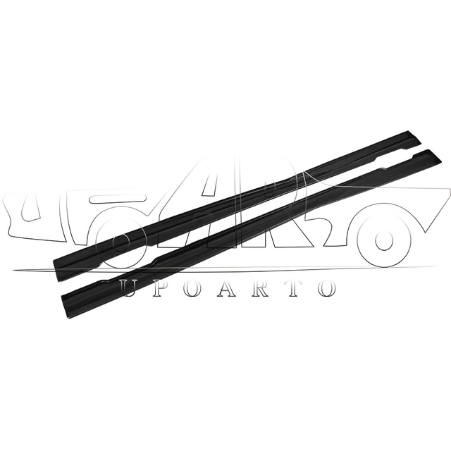 Benz Coupe AMG-Line C204 Estate S204 Sedan W204 Facelift ABS Side Skirt 2011-2015
