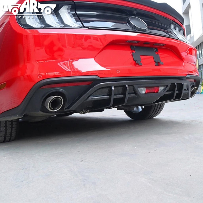 Ford Mustang Plastic Rear Lip Diffuser 2018-2023
