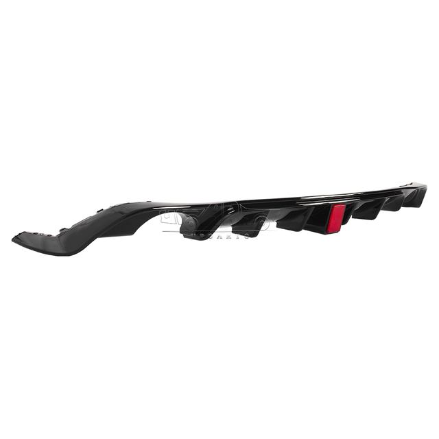 HAOSHENG ABS TCR Style Add-on Rear Bumper Lip With Lamp VW Golf 7.5 MK7.5