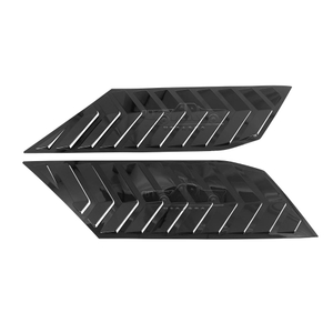 Toyota Fortuner Plastic Rear Side Window Louver Cover 2016-2019