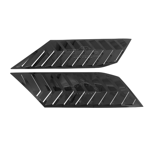 Toyota Fortuner Plastic Rear Side Window Louver Cover 2016-2019